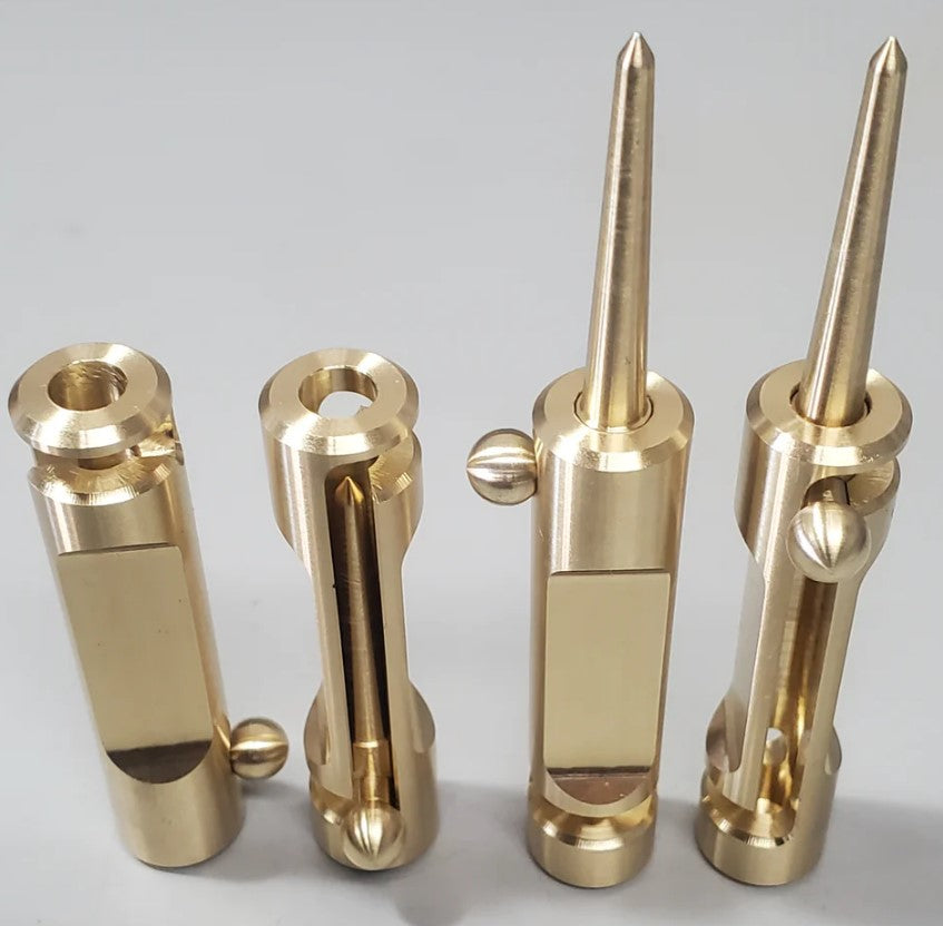 Bolt Action 360 Brass CNC Machined Single Prong Divot Tool