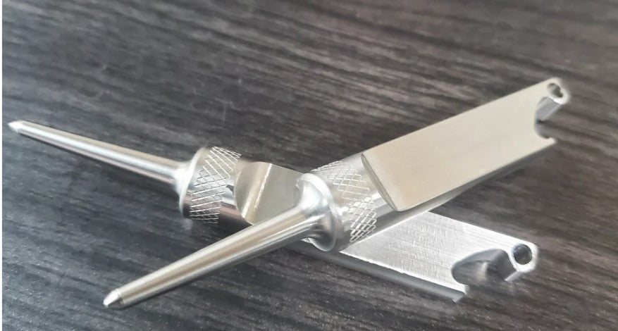 The Multi-Tool- CNC Machined 304 Stainless Steel Single Prong Divot Tool