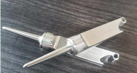The Multi-Tool- CNC Machined 304 Stainless Steel Single Prong Divot Tool