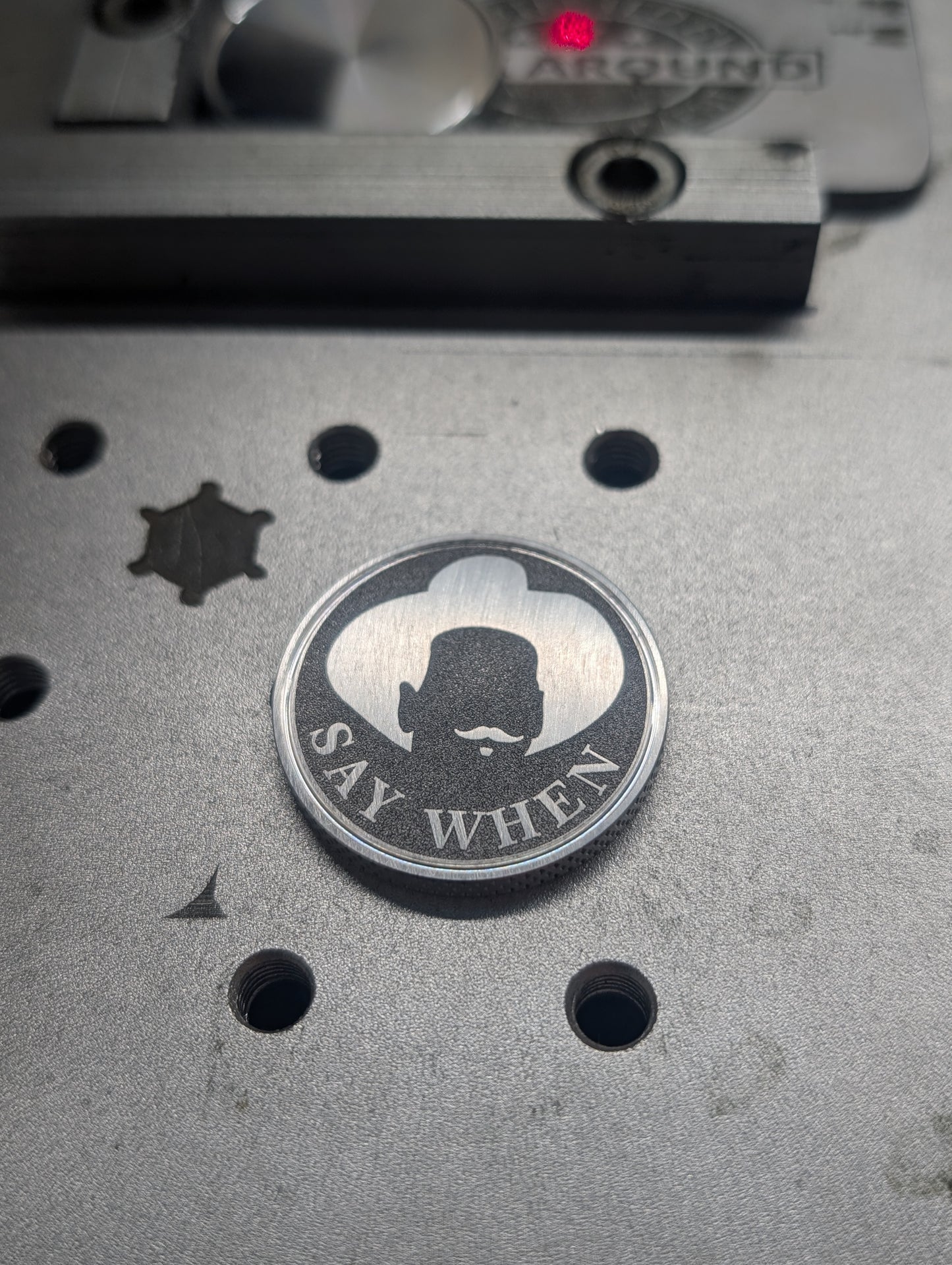 The Doc- CNC Machined Laser Engraved Billet Aluminum Golf Ball Marker