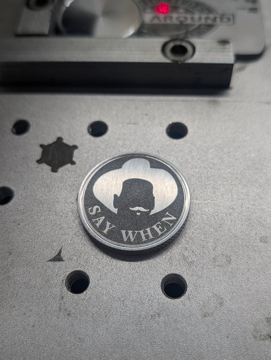 The Doc- CNC Machined Laser Engraved Billet Aluminum Golf Ball Marker