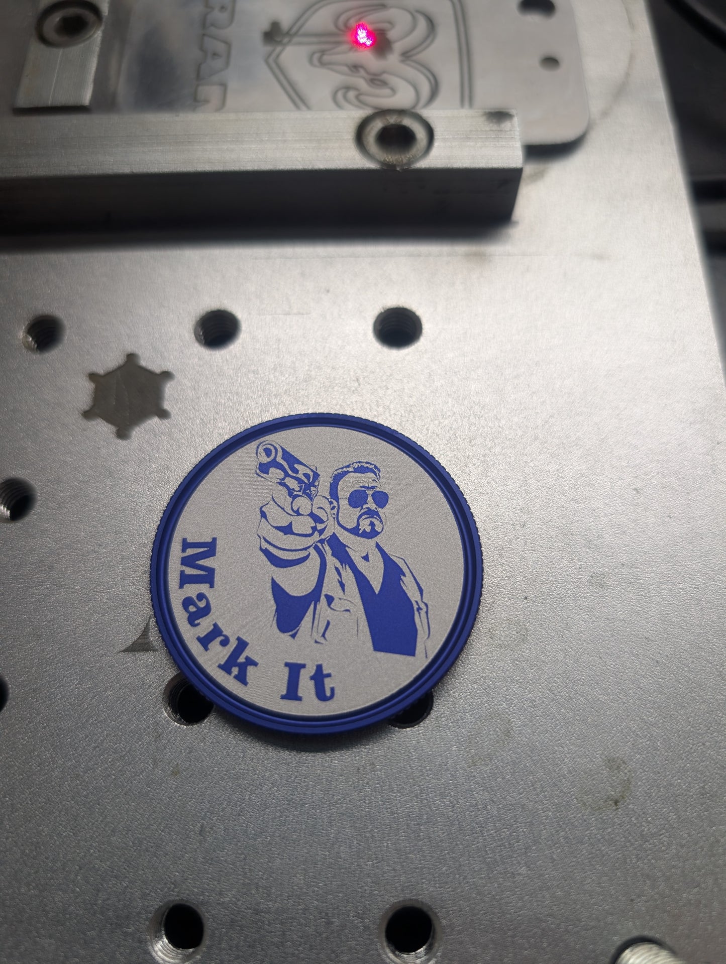 The Walter: Mark It- CNC Machined Anodized Billet Aluminum Golf Ball Marker