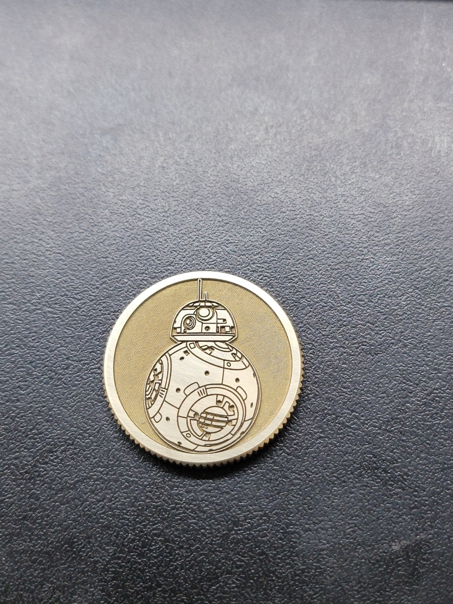 The BB-8 CNC Machined Laser Engraved Solid Brass Golf Ball Marker - River Valley Laser Works